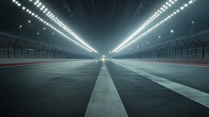 Race Track Night Lights