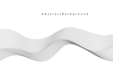 Abstract wavy line art background.
