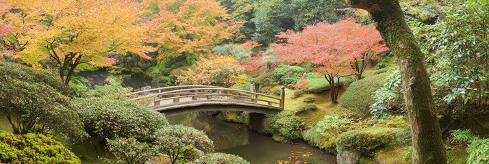Tranquil Autumn Scene: River, Colorful Trees, Wooden Bridge in Ultra-Detailed Landscape Photography