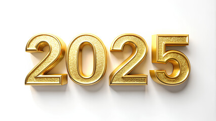 2025 gold text on white 