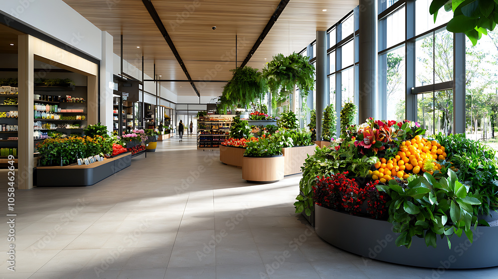 Poster innovative approaches to transforming retail spaces for a sustainable net zero future