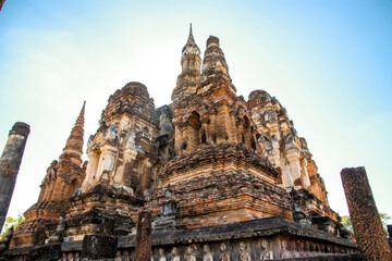 Sukhothai Historical Park is a world heritage site, showing the masterpieces of early Thai architecture, the magnificent beauty of art and the architecture of the past glory, showing the wisdom.