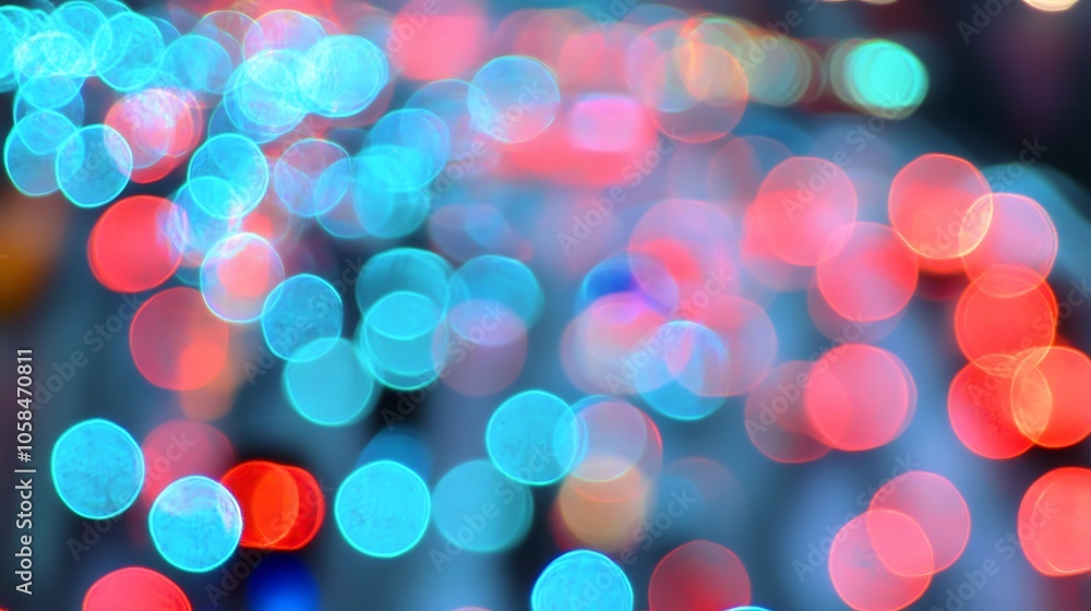 Poster blurred lights in city plain textured background for web design and copy