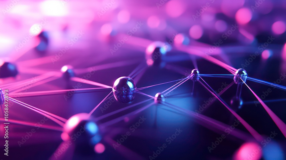 Aufkleber An abstract design featuring swirling patterns and glowing particles in a dark background.