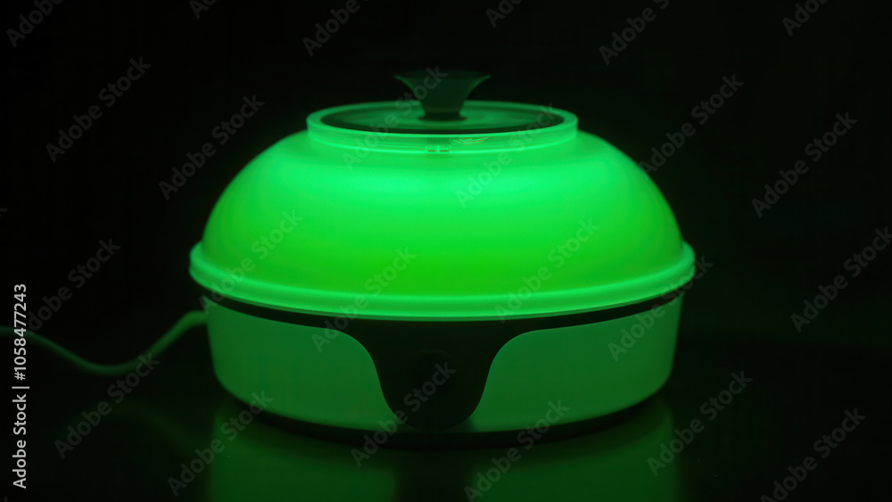 Aufkleber algae based generator with glowing effect