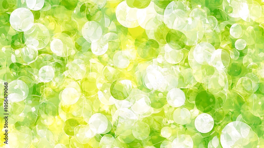 Aufkleber green and white abstract background clean blank canvas with empty space for designs