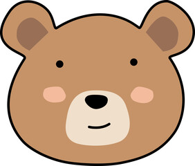 bear, bear face