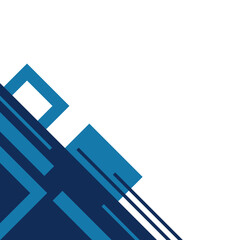 Geometric Rectangle Corner