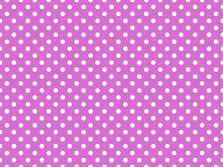 texturised white color polka dots over orchid purple background