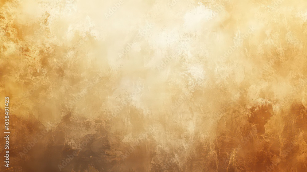Poster A textured abstract background with warm golden hues and soft, blended patterns.