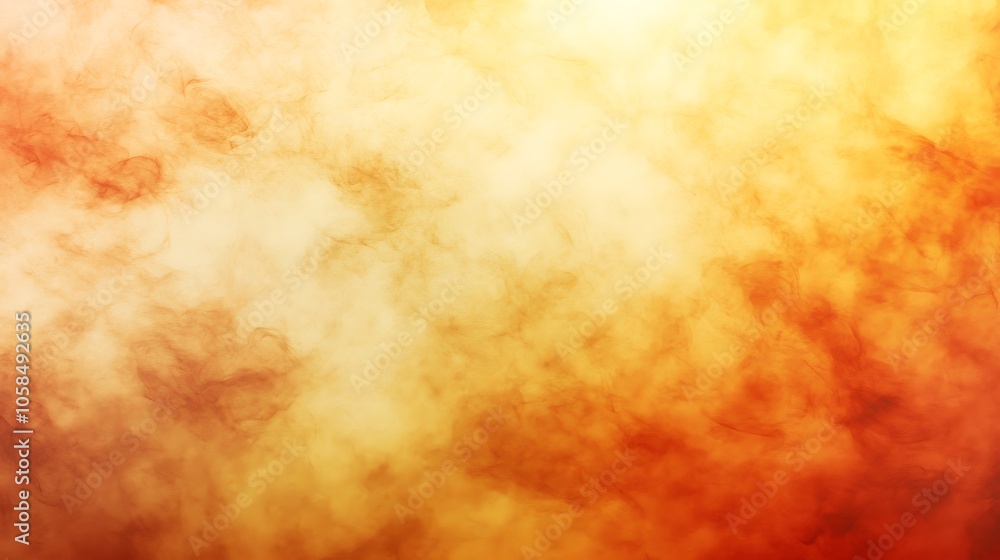 Poster abstract orange smoke background blank background with copy space for design projects