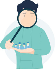 Top Talent Search, Business Hiring, Finding the Perfect Team, Analyze Candidate, Employee Performance Review, concept is the process of candidate or employee screening and selection.