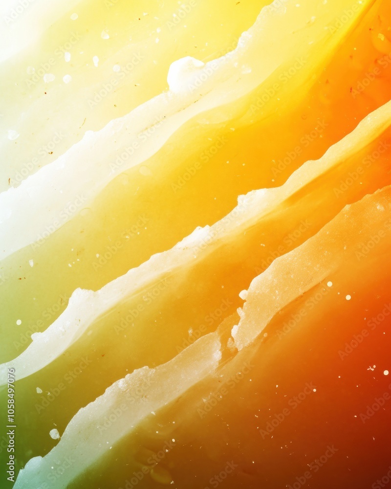 Poster abstract candle wax texture with natural patterns in vibrant colors