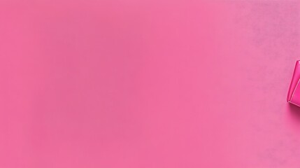 Pink Gift Box on Pink Background Light Gradient Background with Room for Typography