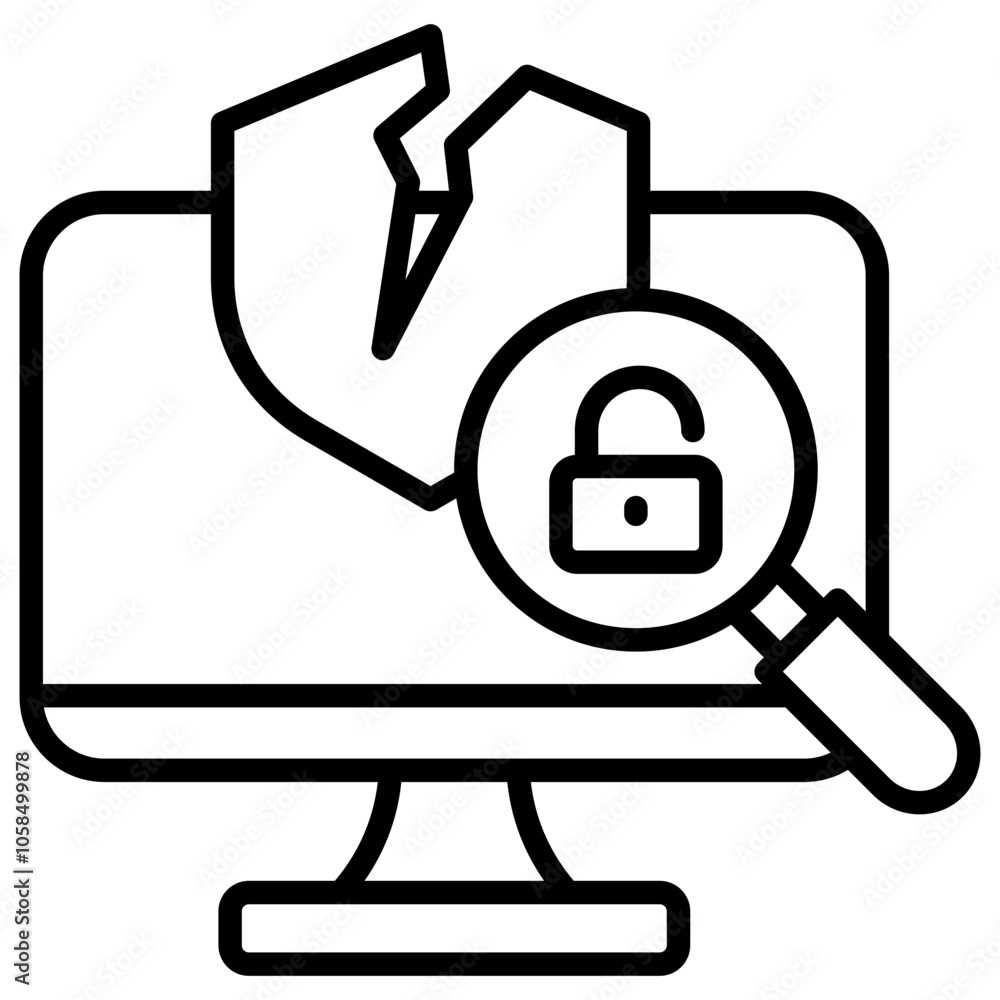Aufkleber Vulnerabilities Icon