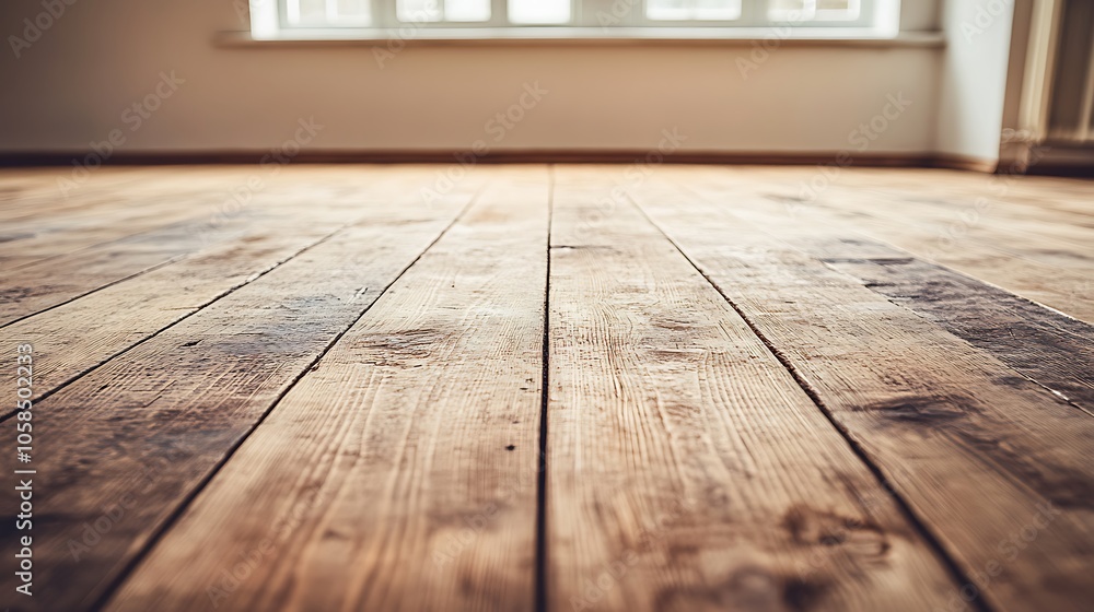 Poster rustic wood floor texture clean blank canvas with empty space for designs