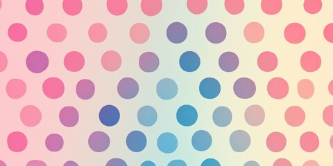 Gradient dot pattern fading from blue to pink, creating a soft and playful retro background
