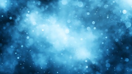 Abstract Blue Bokeh Background Simple Neutral Background with Free Space for Design