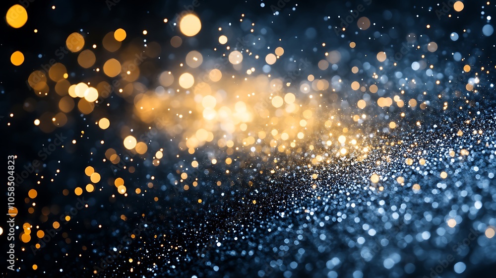 Poster Abstract bokeh background for festive decoration Subtle Blur Background with Space for Custom Text