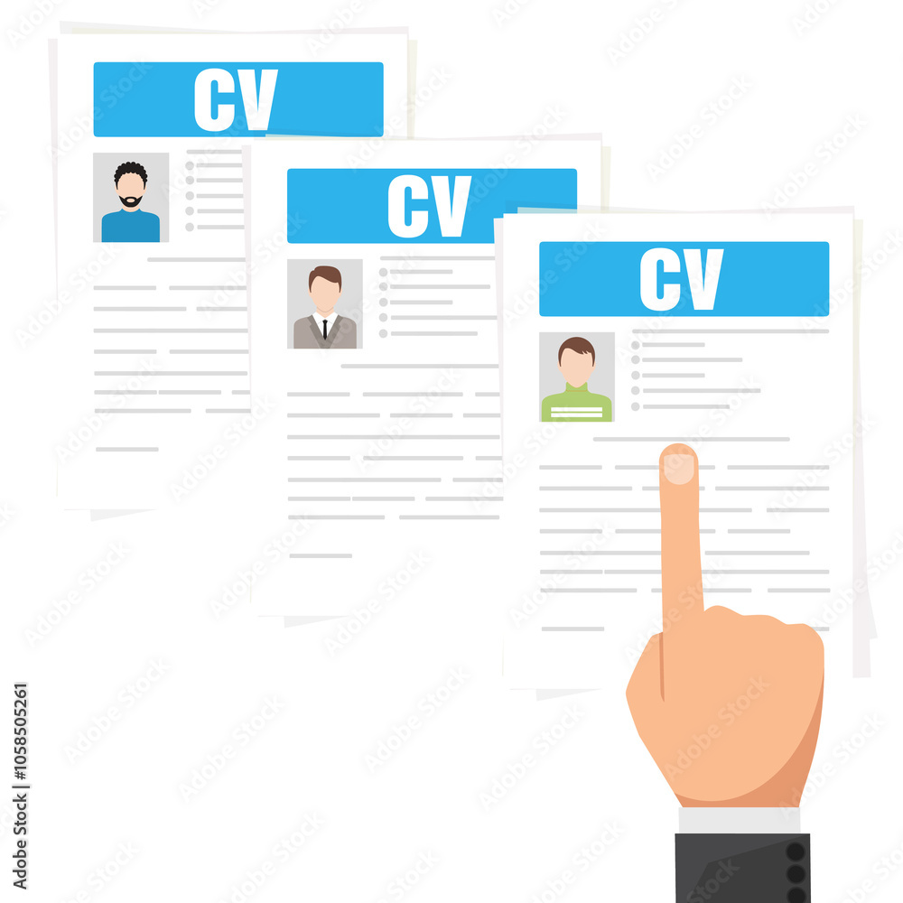 Poster business process management and automation concept with person moving wooden pieces on flowchart dia