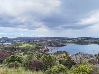 Obraz premium view of the coast of the sea