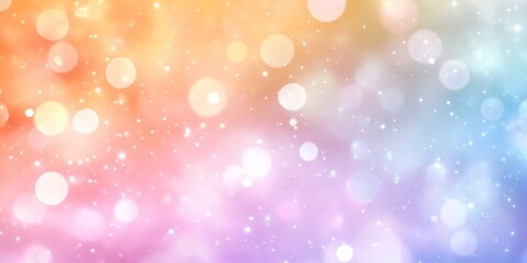Obraz premium Soft blurred gradient with pastel hues fading into each other, creating a gentle, soothing background