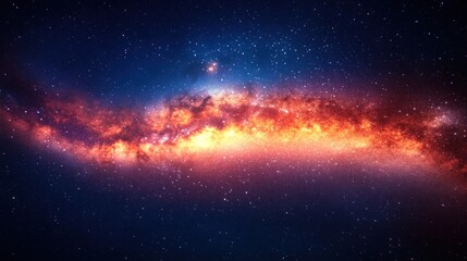 Obraz premium Milky Way Galaxy Night Sky