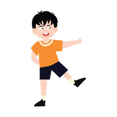 adorable boy uniform school angry, happy, variant exspression and pose. student wearing uniform character collection