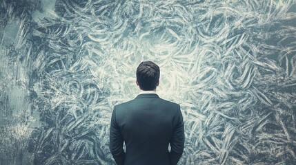 Fototapeta premium Business Mindset for Problem Solving and Vision