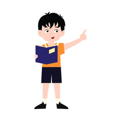 adorable boy uniform school angry, happy, variant exspression and pose. student wearing uniform character collection