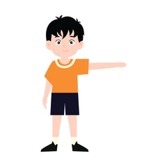 adorable boy uniform school angry, happy, variant exspression and pose. student wearing uniform character collection