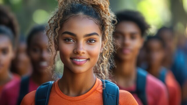 a diverse group of athletes and community members participate in a charity march, radiating positivity and unity, showcasing the spirit of togetherness and philanthropy in action