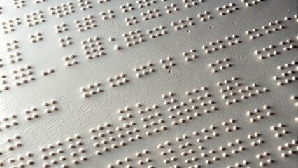 World braille day concept with copy space for awareness and promotion