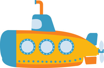 Submarine Illustration