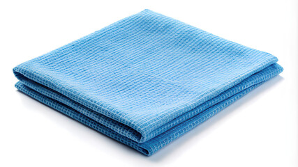 Blue Kitchen napkin, isolated on white background