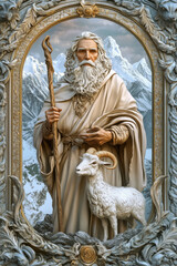 Fototapeta premium Capricorn tarot card illustration