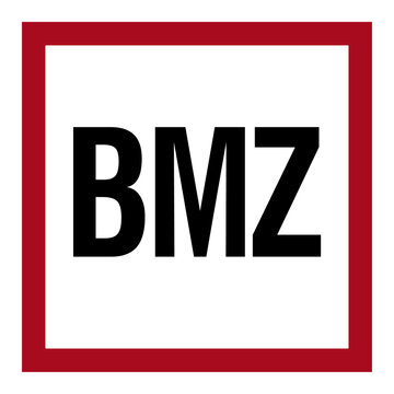 German safety sign located on the control of the central fire alarm system (BMZ or Brandmeldezentrale in German)