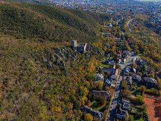Rauhenstein im Herbst - Luftaufnahmen