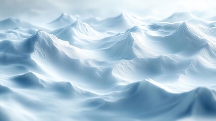Obraz premium a pristine layer of snow delicately covering a smooth white surface, showcasing the fine texture and purity of winter's beauty in a close-up perspective