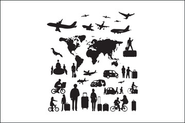 Transport Silhouette Vector | Vehicles and Travel Icons

Transportation Vector Set | Car, Truck, Train, Plane Silhouettes

Minimalist Transport Vector | Vehicle Silhouette Collection

Cargo and Transp