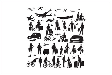 Transport Silhouette Vector | Vehicles and Travel Icons

Transportation Vector Set | Car, Truck, Train, Plane Silhouettes

Minimalist Transport Vector | Vehicle Silhouette Collection

Cargo and Transp