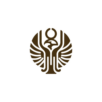 recommend clip art: Egypt Horus God logo
