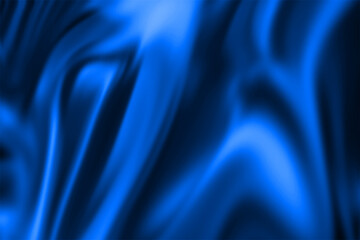 Bright Blue abstract background with soft blurred diagonal lines