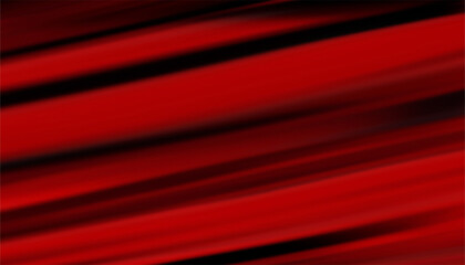 Bright Red abstract background with soft blurred diagonal lines