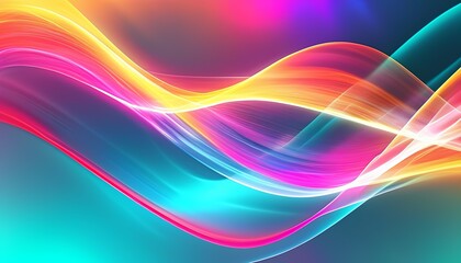 Vibrant Abstract Energy Waves | Background