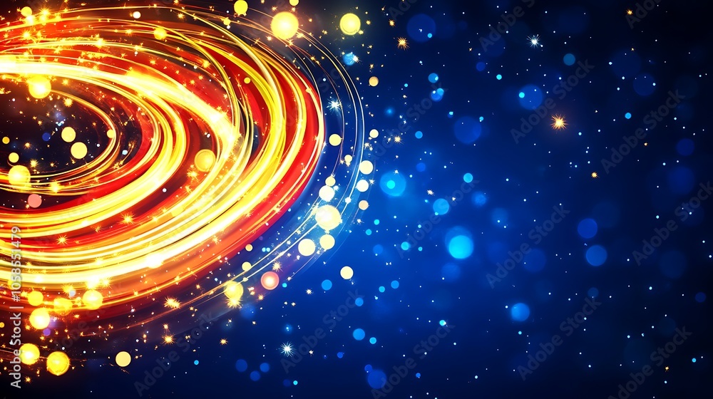 Poster abstract lights background simple neutral background with free space for design