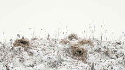 Minimalist Winter Landscape