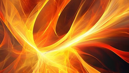 Naklejka premium Fiery Abstract Energy Flame Patterns | Background