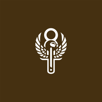 recommend clip art: Egypt Horus God logo