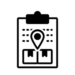 Vector solid black icon for Export chart